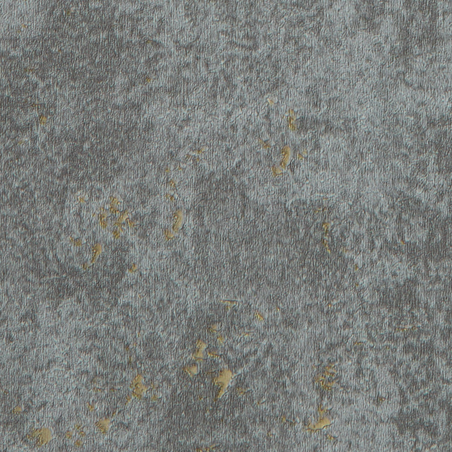 Pori Wallpaper in Graphite with Gold Metallic
