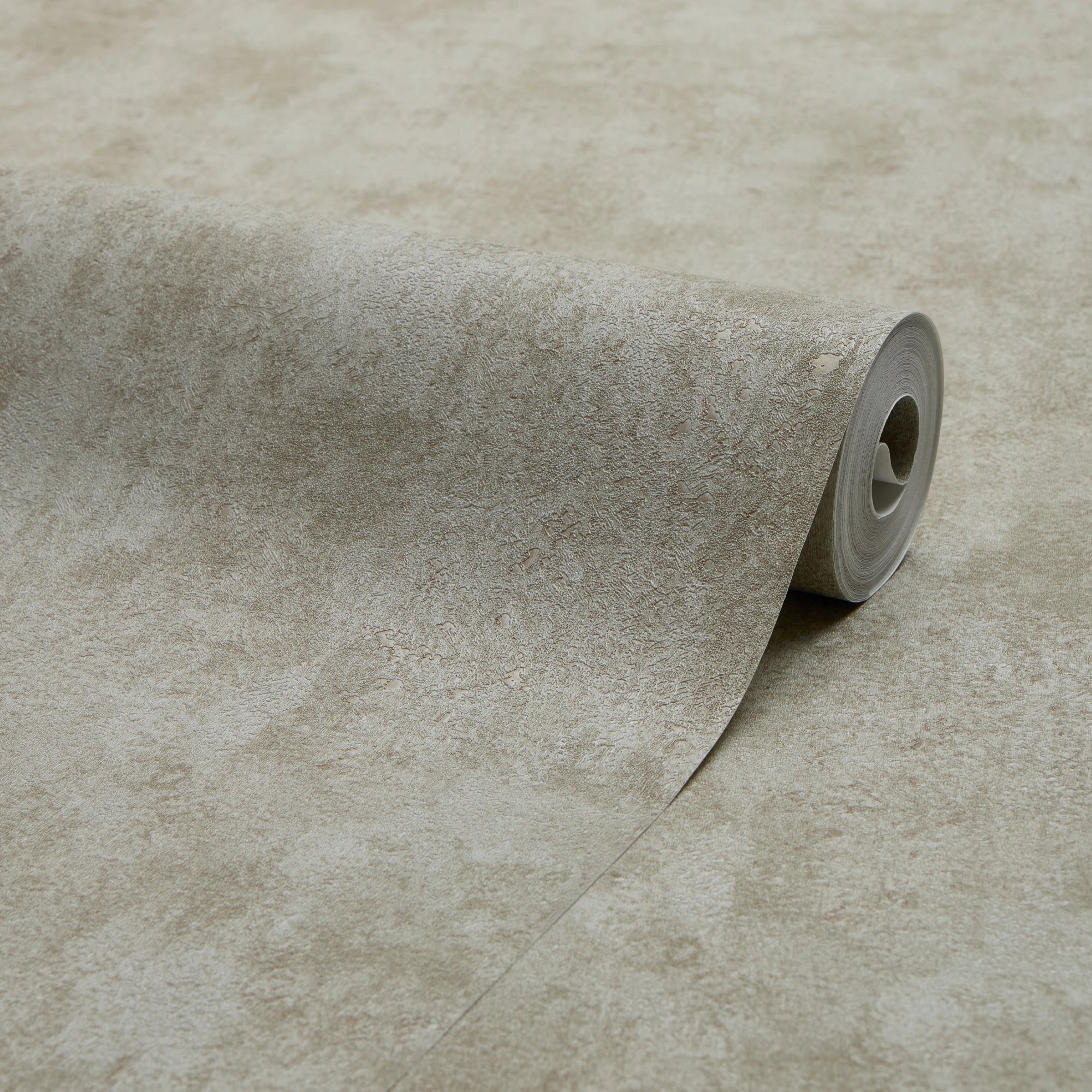 Pori Wallpaper in Grey with Grey Metallic