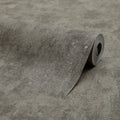 Pori Wallpaper in Grey with Silver Metallic
