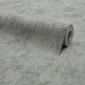 Pori Wallpaper in Light Grey with Gold Metallic