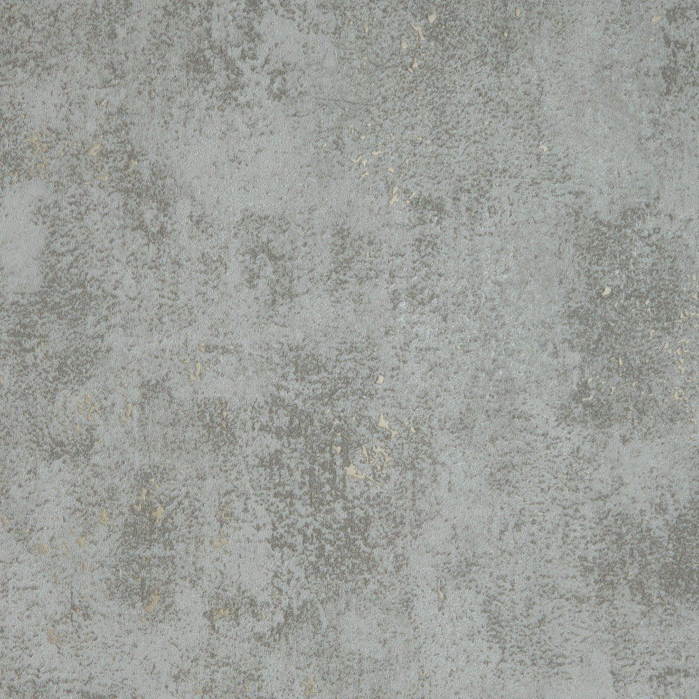 Pori Wallpaper in Light Grey with Gold Metallic