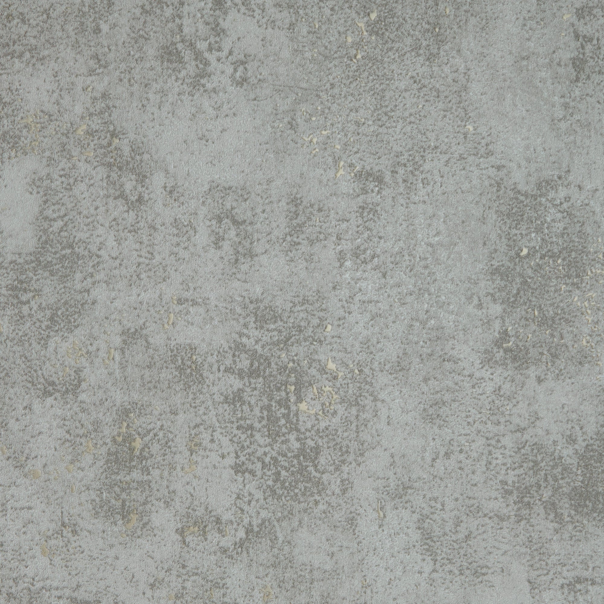 Pori Wallpaper in Light Grey with Gold Metallic