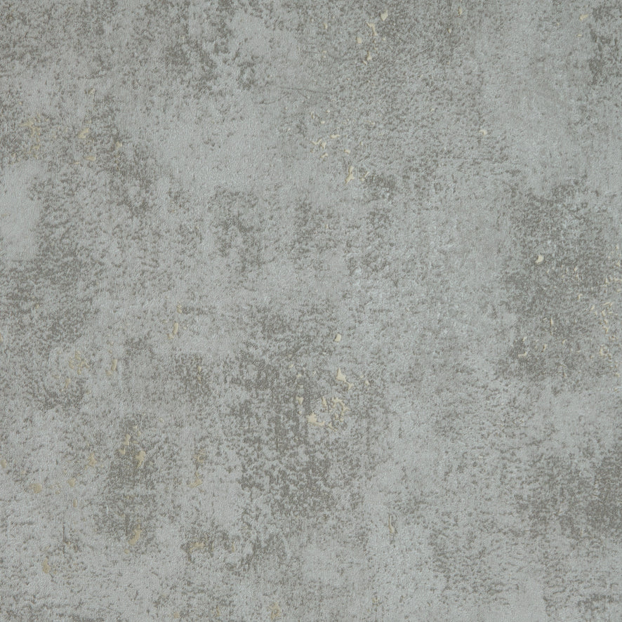 Pori Wallpaper in Light Grey with Gold Metallic