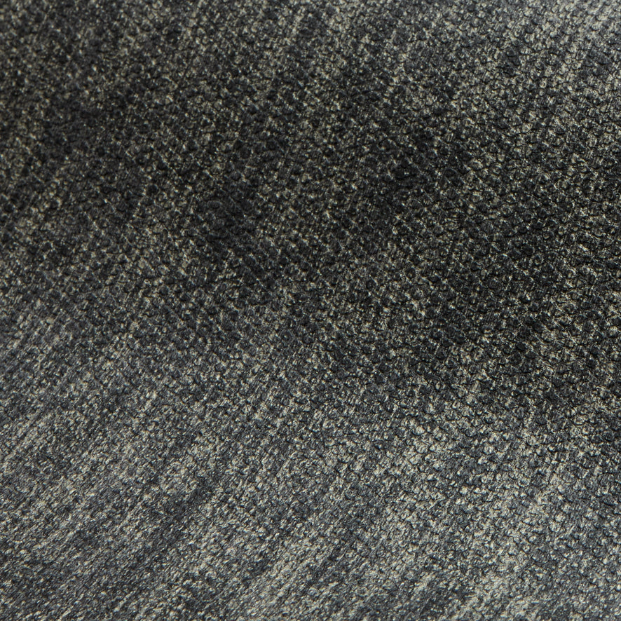 Porto Wallpaper in Black with Gold Metallic