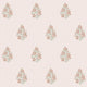 Posy Wallpaper in Vintage Pink and Sage