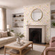 Pressed Petals Wallpaper in Pastels on Cream