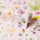 Pressed Petals Wallpaper in Pastels on Pink