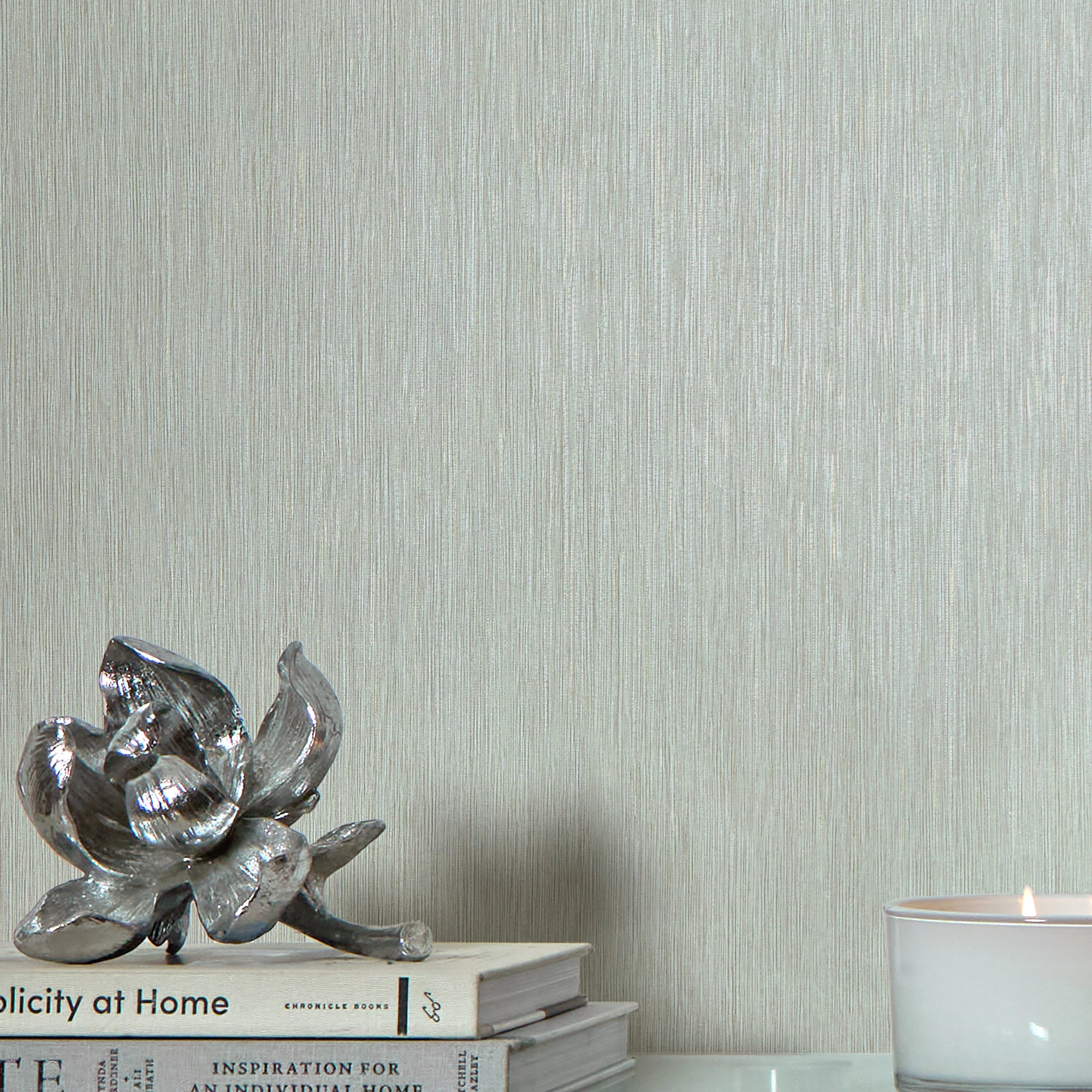 Pristina Wallpaper in Natural