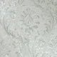Rani Damask Metallic Wallpaper in Ivory with Silver Sparkle