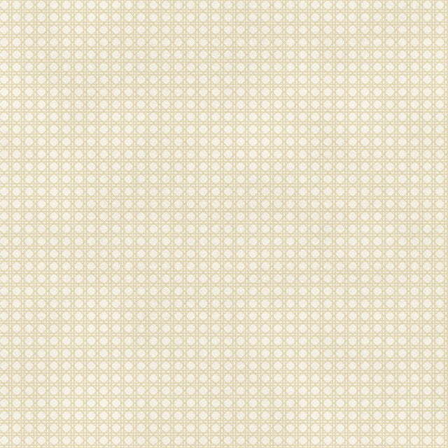 Rattan Wallpaper in Cream