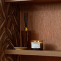 Riviera Plain Wallpaper in Copper