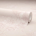 Romantic Roses Wallpaper in Pink