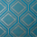 Regal Geo Wallpaper in Teal