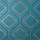 Regal Geo Wallpaper in Teal