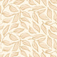 Scattered Leaf Wallpaper in Caramel Latte
