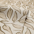 Scattered Leaf Wallpaper in Mocha