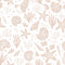 Seastars and Seashells Wallpaper in Light Terracotta