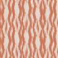 Sierra Wallpaper in Terracotta on Cream