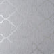 Soho Trellis Wallpaper in Silver with Silver Metallic