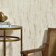Sofia Wallpaper in Cream with Gold Metallic