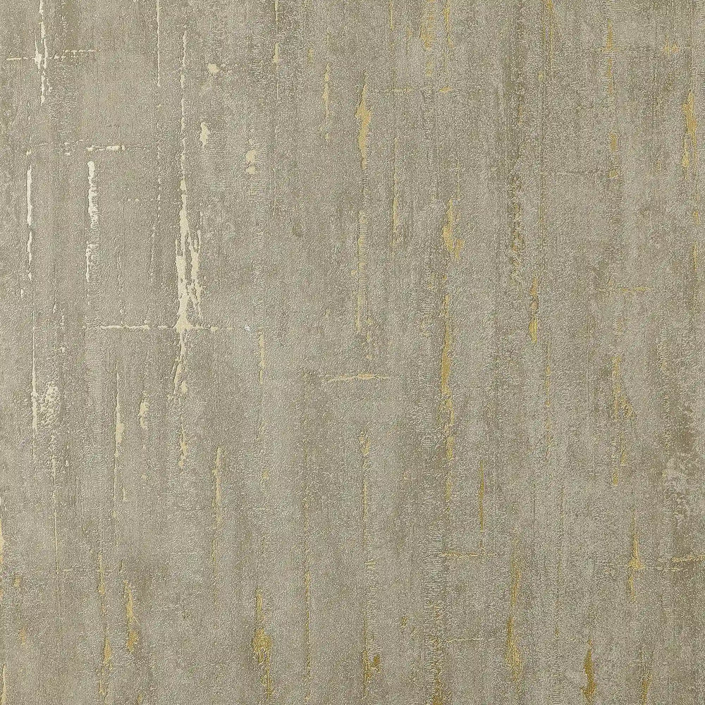 Sofia Wallpaper in Mocha with Gold Metallic
