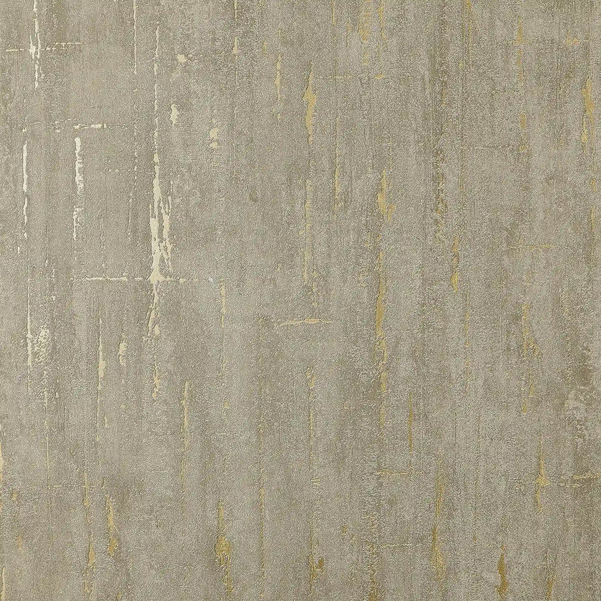 Sofia Wallpaper in Mocha with Gold Metallic