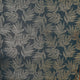 Speckled Leaf Wallpaper in Navy with Gold Foil