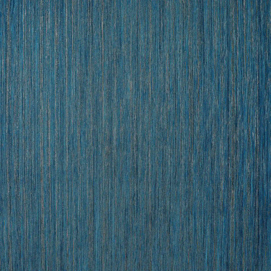 Strata Wallpaper in Blue with Gold Metallic