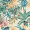 Technicolour Tropics Wallpaper in Orange and Green