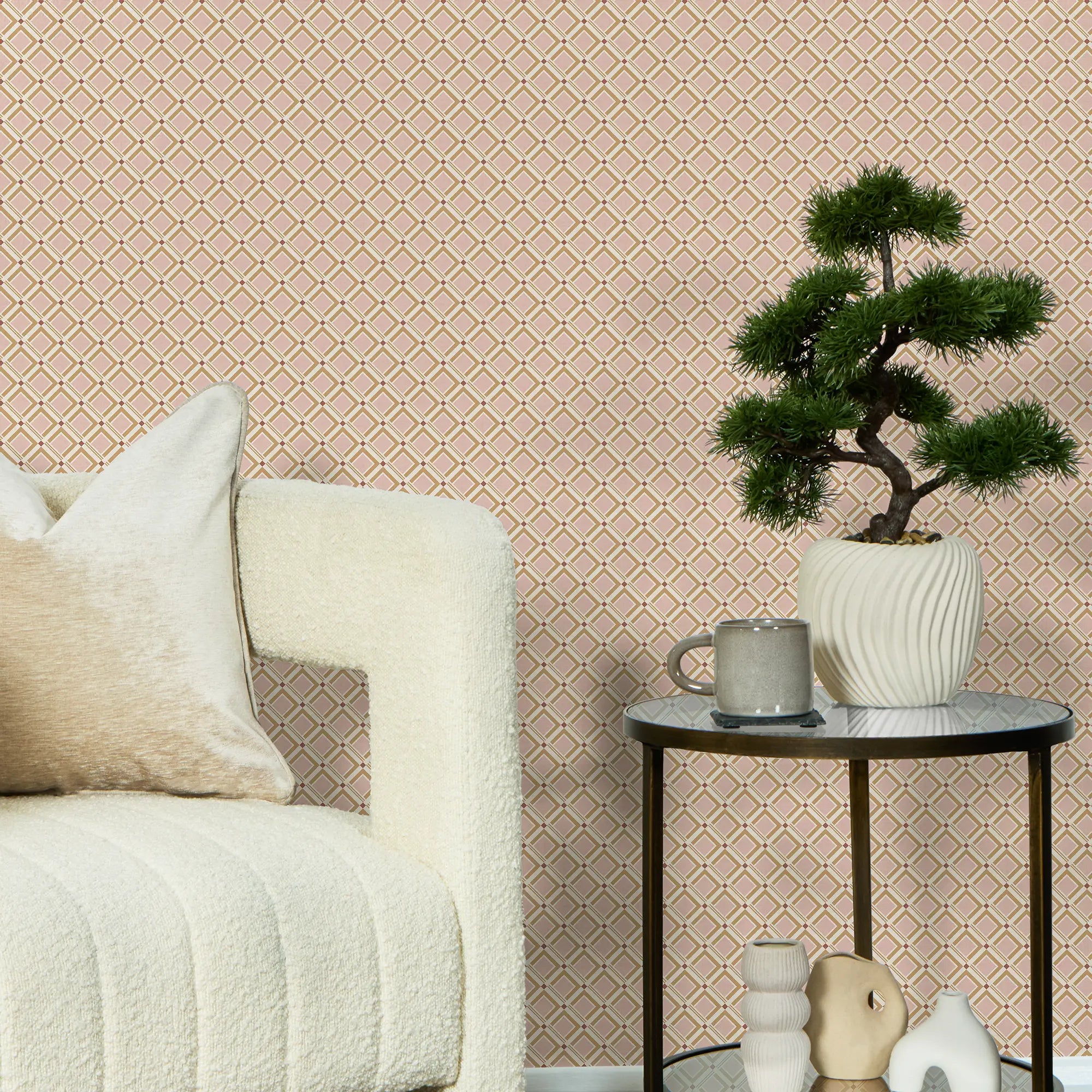 Tessellation Wallpaper in Warm Tones