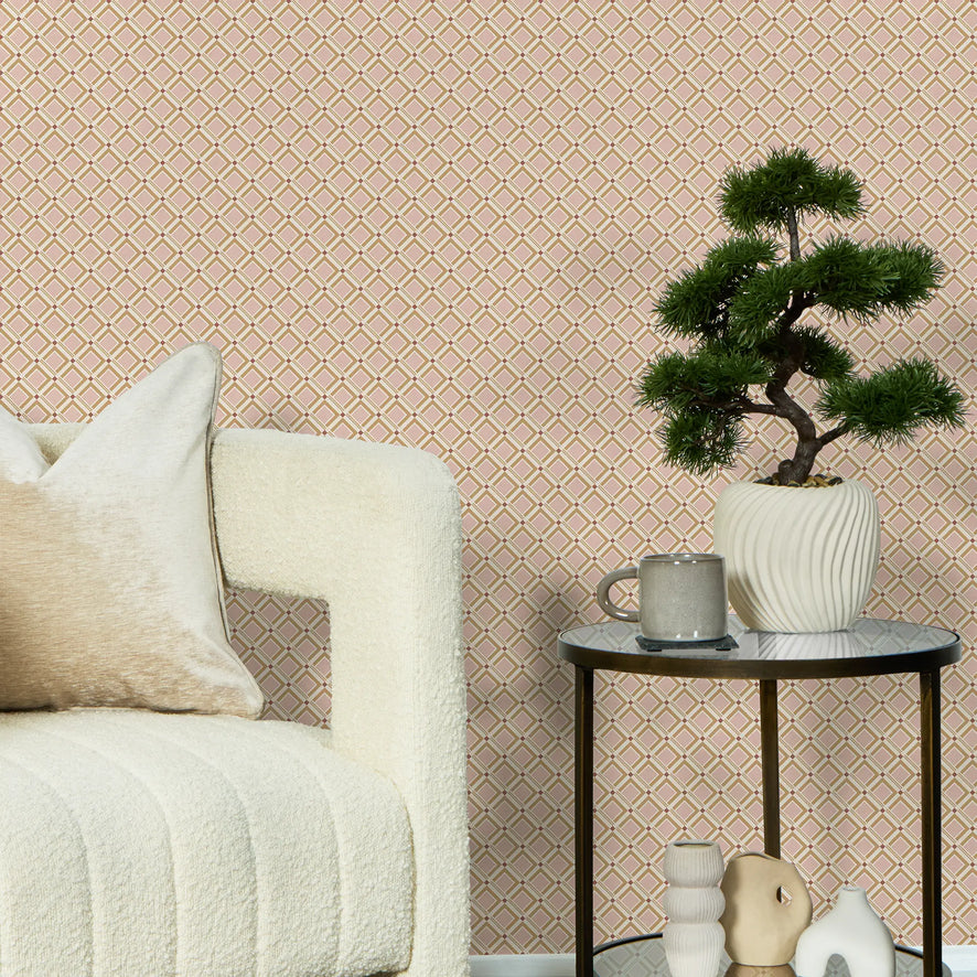 Tessellation Wallpaper in Warm Tones