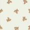 The Bear Wallpaper in Soft Sage