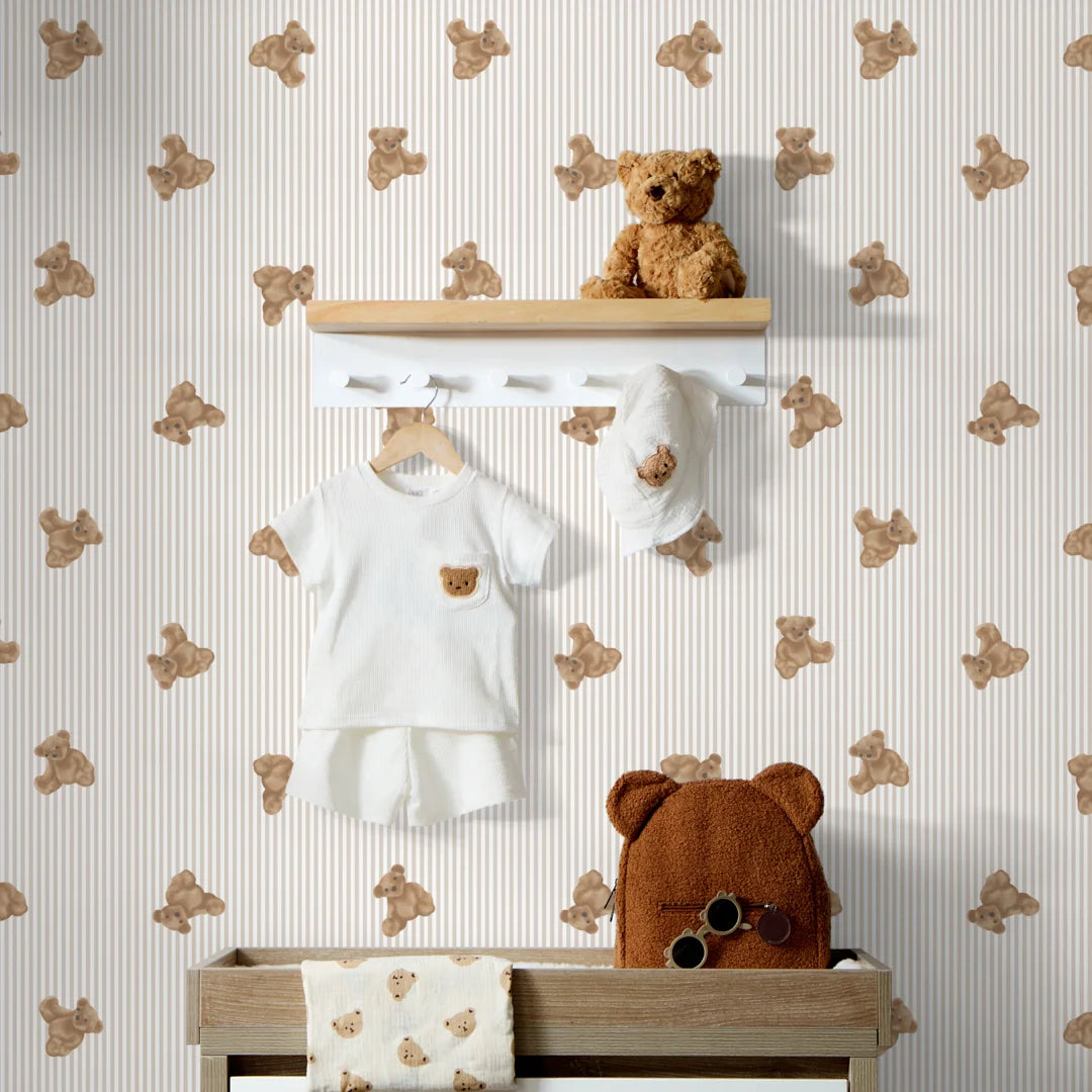 The Bear Wallpaper in Stone