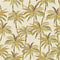 Tropical Rattan Wallpaper in Honey on Cream