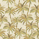 Tropical Rattan Wallpaper in Honey on Cream