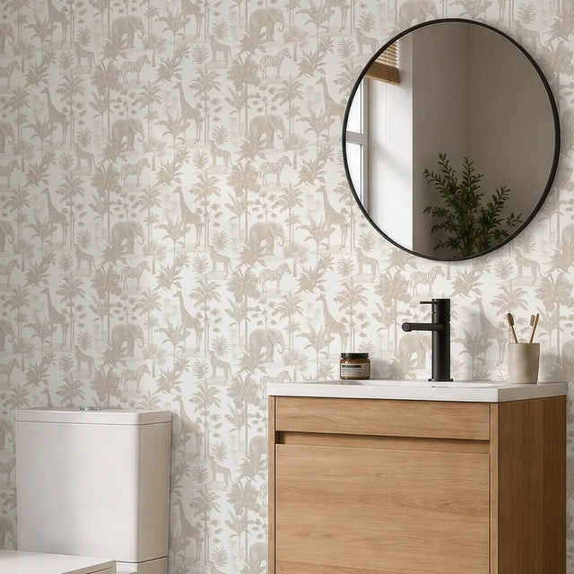Vintage Explorer Wallpaper in Neutral
