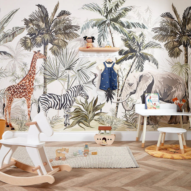 Vintage Explorer Full Wall Mural