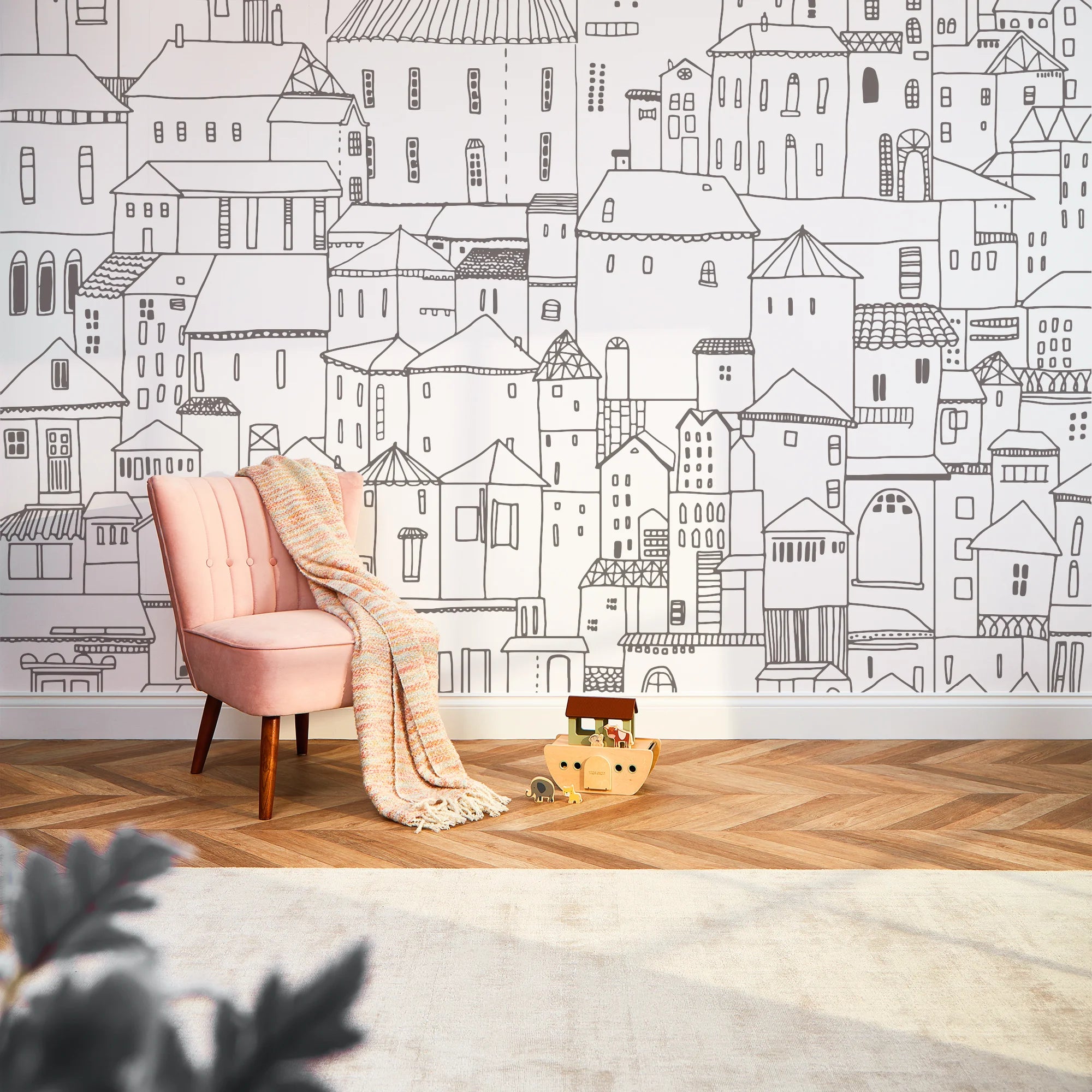 T13947 Sunset Boulevard Wallpaper | Total Wallcovering