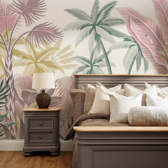 Jungle Escape Full Wall Mural in Multicoloured