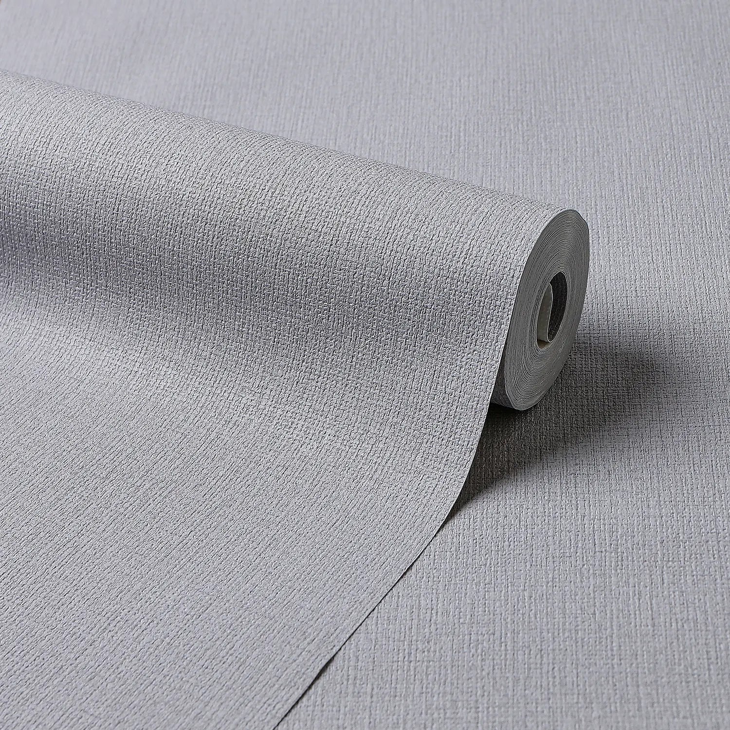 Whisper Weave Wallpaper in Pale Grey