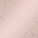 Wingate Geometric Wallpaper in Pink and Rose Gold