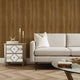 Wood Grain Wallpaper in Dark Oak