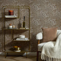 Woodland Meadow Wallpaper in Cappuccino