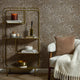 Woodland Meadow Wallpaper in Cappuccino