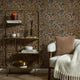 Woodland Meadow Wallpaper in Graphite