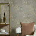 Woodland Meadow Wallpaper in Sage