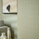Woven Herringbone Wallpaper in Sage