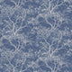 Reiki Trees Glitter Wallpaper in Dark Blue