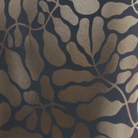 Thumbnail for Coral Reef Wallpaper in Navy with Gold Foil