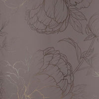 Thumbnail for Flora Wallpaper in Lilac with Gold Foil